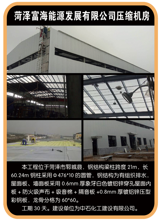 菏泽富海能源发展有限公司压缩机房