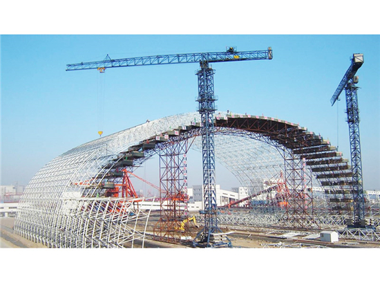 青海恒科煤炭物流公司储煤仓网架工程