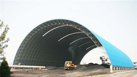 青海恒科煤炭物流公司储煤仓网架工程