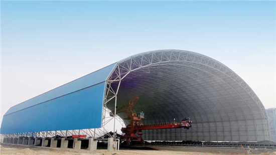 青海恒科煤炭物流公司储煤仓网架工程