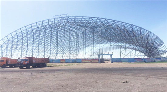 满都拉口岸物流园区工程储煤棚