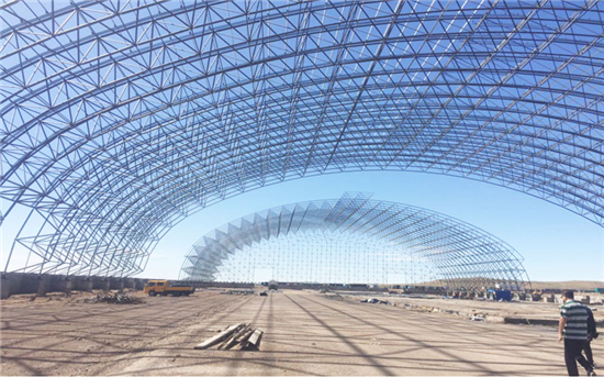 满都拉口岸物流园区工程储煤棚